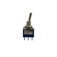 Kentech G078 Miniature DPDT Toggle Switch 6A 125VAC - 