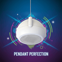 Kentech HSR315 - 5TA Pendant Speaker Hanging Type Dome 30w 100v Line White - 