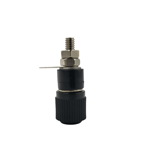 Kentech HT10563B 4mm Nickel-Plated Audio Binding Post Terminal (Black) - 