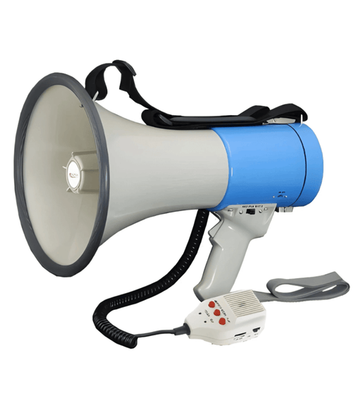Kentech HY3007 Pistol Grip Megaphone with loose microphone siren 25W - 