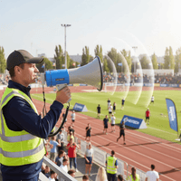 Kentech HY3007 Pistol Grip Megaphone with loose microphone siren 25W - 