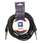 Kentech INC047 - 5M Instrument Cable 6.35mm Mono - 6.35mm Mono Jack 5M - 