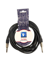 Kentech INC047 - 5M Instrument Cable 6.35mm Mono - 6.35mm Mono Jack 5M - 