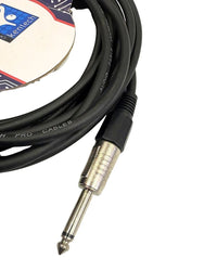 Kentech INC047 - 5M Instrument Cable 6.35mm Mono - 6.35mm Mono Jack 5M - 