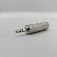 Kentech JM007 3.5mm Stereo Male Jack to 6.35mm Stereo Female Socket Adapter - 