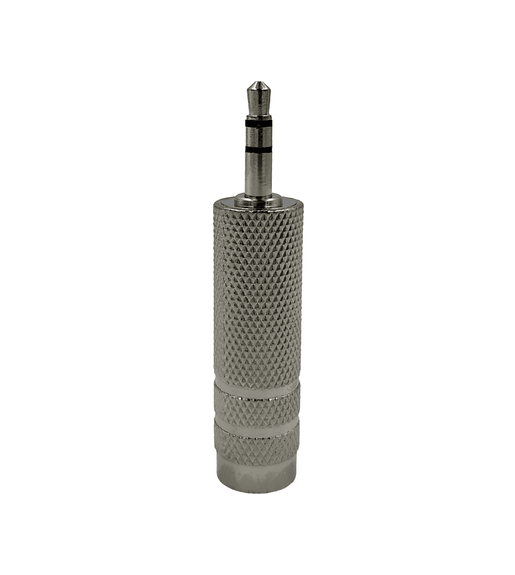 Kentech JM007 3.5mm Stereo Male Jack to 6.35mm Stereo Female Socket Adapter - 