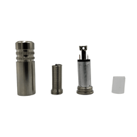 Kentech JM009 3.5mm Mono Inline Metal Female Socket Connector - 