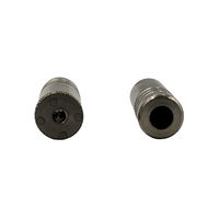 Kentech JM009P2 3.5mm Mono Inline Metal Female Sockets (Pack of 2) - 