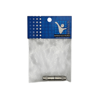 Kentech JM009P2 3.5mm Mono Inline Metal Female Sockets (Pack of 2) - 