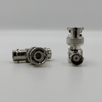 Kentech JX2014P2 F-Type T-Connector Adapter [Female-Male-Female] (Pair) - 
