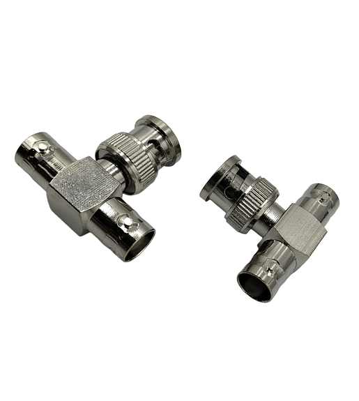 Kentech JX2014P2 F-Type T-Connector Adapter [Female-Male-Female] (Pair) - 