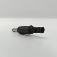 Kentech JX3011B/CJP8024P2 6.35mm Mono Jack Plastic Black (Pack of 2) - 