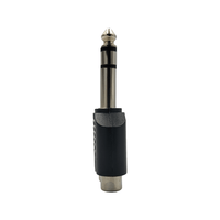 Kentech JX3078P1/CJP5017 6.35mm Stereo Male Plug to Dual RCA Female Sockets Audio Adapter - 