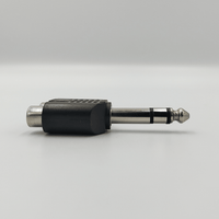 Kentech JX3078P1/CJP5017 6.35mm Stereo Male Plug to Dual RCA Female Sockets Audio Adapter - 