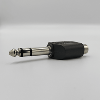 Kentech JX3078P1/CJP5017 6.35mm Stereo Male Plug to Dual RCA Female Sockets Audio Adapter - 