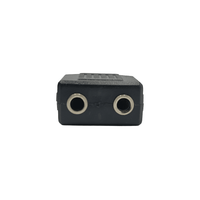 Kentech JX3085 3.5mm Mono Jack to 2 x 3.5mm Mono Socket Splitter Adapter - 