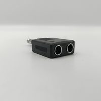 Kentech JX3094/CJP5016 6.35mm Stereo Male Plug to Dual 6.35mm Stereo Female Sockets Adapter - 