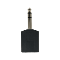 Kentech JX3094/CJP5016 6.35mm Stereo Male Plug to Dual 6.35mm Stereo Female Sockets Adapter - 