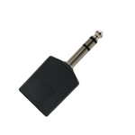 Kentech JX3094/CJP5016 6.35mm Stereo Male Plug to Dual 6.35mm Stereo Female Sockets Adapter - 