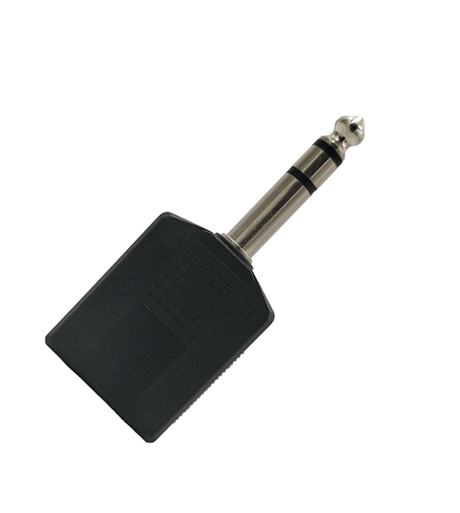Kentech JX3094/CJP5016 6.35mm Stereo Male Plug to Dual 6.35mm Stereo Female Sockets Adapter - 