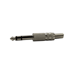 Kentech JX4009B / CJP8009 6.35mm Stereo Male Plug [Heavy-Duty Metal] - 
