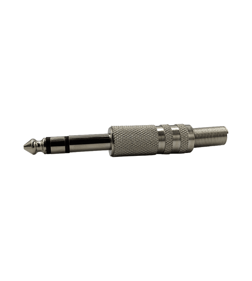 Kentech JX4009B / CJP8009 6.35mm Stereo Male Plug [Heavy-Duty Metal] - 