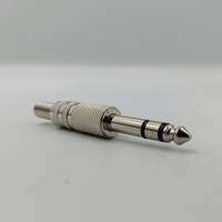 Kentech JX4009B / CJP8009 6.35mm Stereo Male Plug [Heavy-Duty Metal] - 