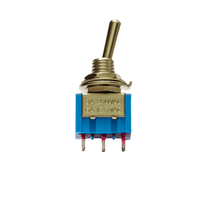 Kentech JX4814P1 Sub-Miniature DPDT Toggle Switch (3A 125VAC) - 