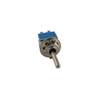 Kentech JX4814P1 Sub-Miniature DPDT Toggle Switch (3A 125VAC) - 