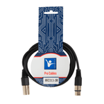 Kentech MIC013 - 1M Microphone Cable 3Pin XLR male - 3Pin XLR Female 1 Meter - 