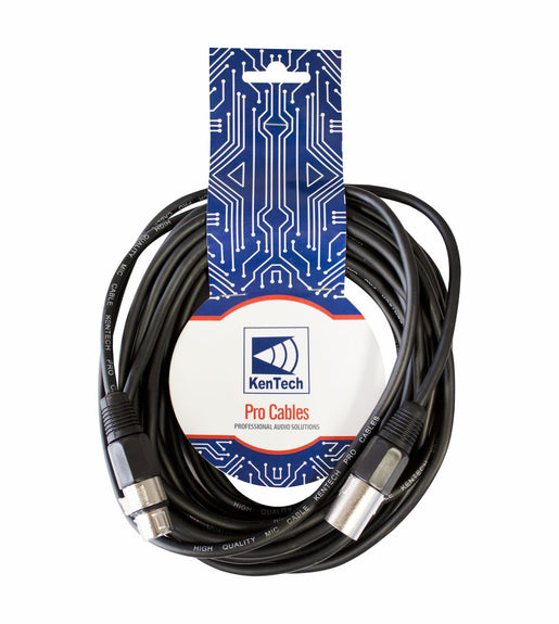 kentech Mic013 - 20m Microphone Cable XLR Male - XLR Female 20m - 