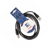 Kentech MIC013 - 5M Microphone Cable XLR Male - XLR Female Black 5 Meter - 