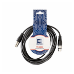 Kentech MIC013 - 5M Microphone Cable XLR Male - XLR Female Black 5 Meter - 