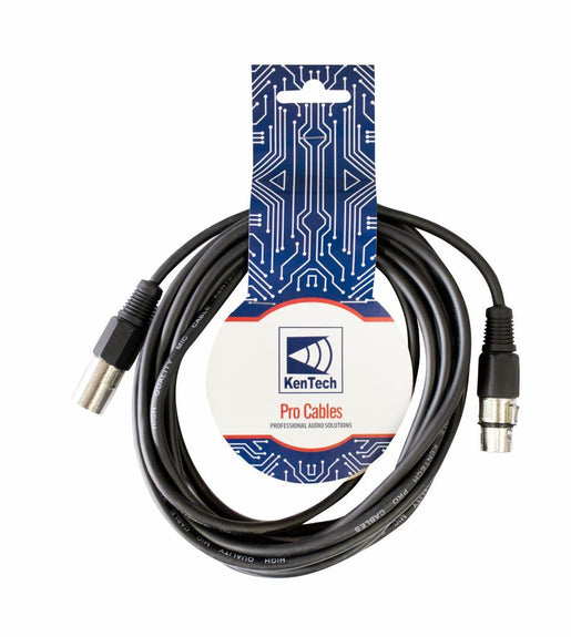 Kentech Mic013 - 5m Xlr Male - Xlr Female Microphone 5 m Black - 