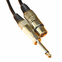Kentech microphone cable mic091 - 10m xlr female - 6.35mm mono jack 10m - 