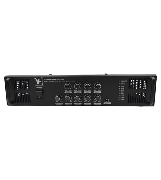 Kentech PA2060 60W RMS 100V Commercial Mixer Amplifier (3 MIC + 3 AUX Inputs) - 