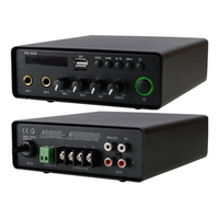 Kentech PA302MBT PA Amplifier 30W 12VDC & 220V Mains with USB/SD Card - 