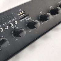 KENTECH PA30MBT 30W 100V Line / 12-24VDC Public Address Amplifier with Bluetooth, USB & SD - 