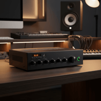 Kentech PA60MBT Amplifier 60W AC/12 - 24VDC 100V 2 Mic Input Usb & SD card BT / FM - 