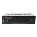 Kentech PA60MBT Amplifier 60W AC/12 - 24VDC 100V 2 Mic Input Usb & SD card BT / FM - 