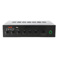 Kentech PA60MBT Amplifier 60W AC/12 - 24VDC 100V 2 Mic Input Usb & SD card BT / FM - 