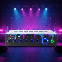 Kentech PA60MBT Amplifier 60W AC/12 - 24VDC 100V 2 Mic Input Usb & SD card BT / FM - 