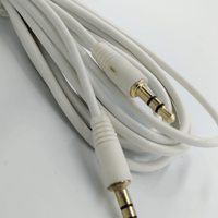Kentech PLMIM3 3.5mm Stereo Jack-to-Jack Auxiliary Audio Cable (3 Meters - White) - 