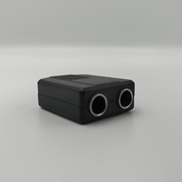Kentech PP0283/JX3088A 3.5mm Stereo Male Plug to Dual 6.35mm Stereo Female Sockets Adapter - 