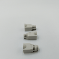 Kentech RJ45BOOT-GYP4 Grey RJ45 Connector Strain Relief Boots (Pack of 4) - 