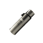 Kentech SA002 3-Pin XLR Female to 3-Pin XLR Male Metal Adapter - 