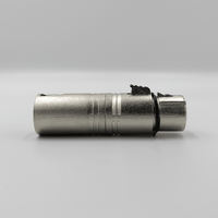 Kentech SA002 3-Pin XLR Female to 3-Pin XLR Male Metal Adapter - 