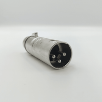 Kentech SA002 3-Pin XLR Female to 3-Pin XLR Male Metal Adapter - 
