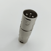 Kentech SA005 3-Pin XLR Male to 3-Pin XLR Male Coupler Adapter - 