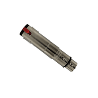 Kentech SA007 3-Pin XLR Female to 6.35mm Mono Locking Socket Adapter - 